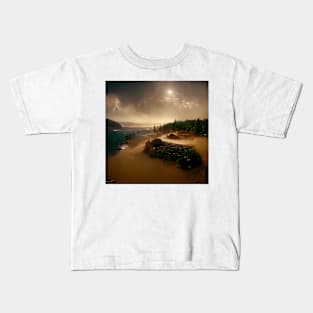 Mystical Beach #1 Kids T-Shirt